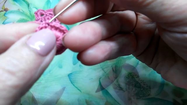 Маленький цветочек, для Ирландского кружева. смотреть онлайн