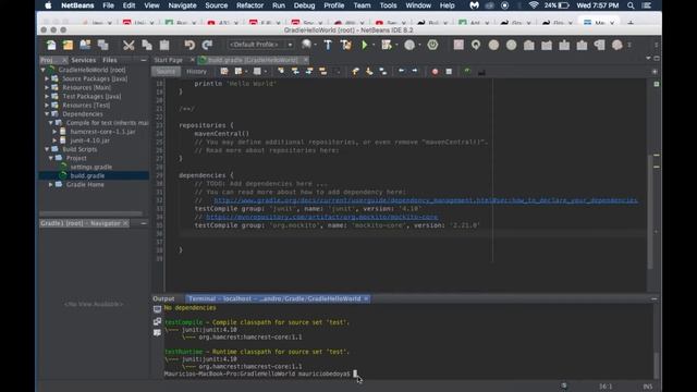 Gradle Dependencies with Netbeans смотреть онлайн