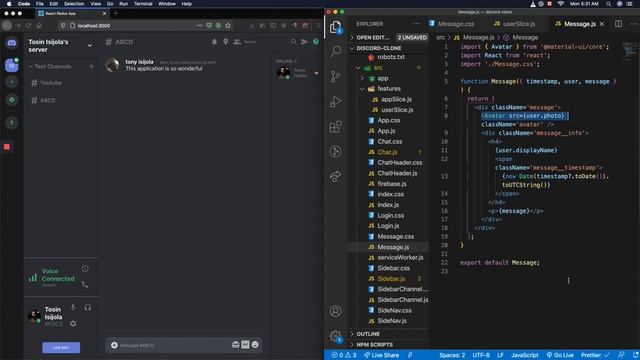 Discord clone redux firebase and googleAuth (cntd) смотреть онлайн