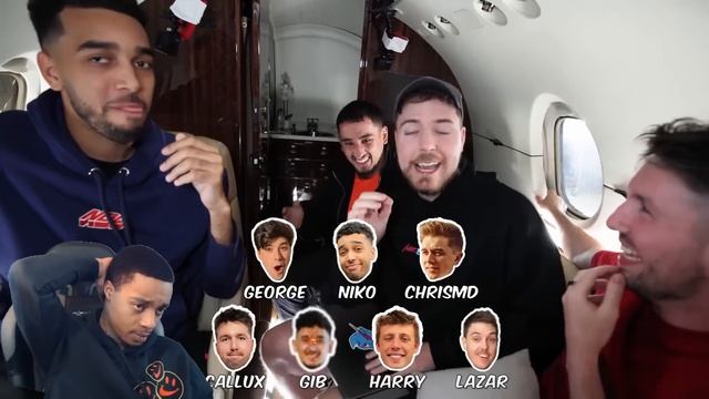 Reacting To MrBeast & Ishowspeed Last To Take Hand Off Jet, Keeps It! смотреть онлайн