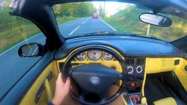 ? 2001 Mercedes Benz SLK 230 Kompressor R170 | POV | Country Road | Roof Down