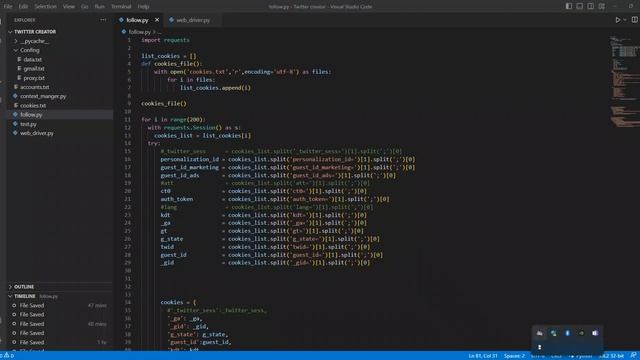 twitter script python requests смотреть онлайн