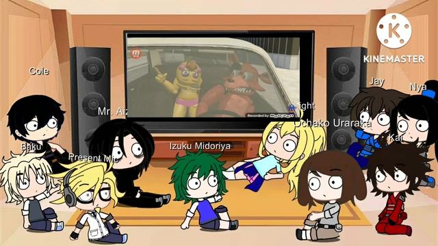 The Ninja And Class 1-A React To Get Out Of My Car FNAF Edition (Not For Kids Cus Of Censored swear смотреть онлайн