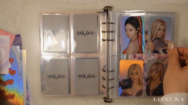 Организация биндера Aespa ♡ K-POP карточки ♡ AESPA OT4 COLLECTION BINDER A5