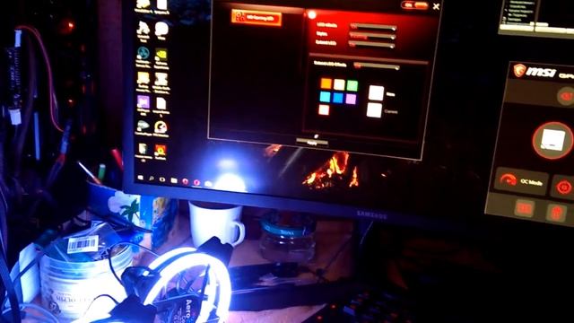 Кулер Aerocool Rev 120 мм RGB LED вентиляторы обзор -распаковка -система охлаждения смотреть онлайн