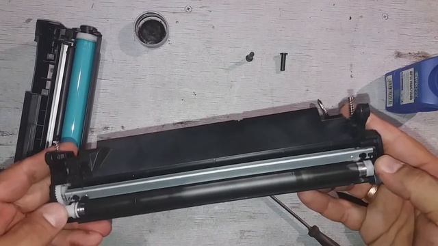 HP CE285A картридж Laser Jet Universal КАК САМОМУ ЗАПРАВИТЬ, подходящим тонером HP LJ 1005/1505? смотреть онлайн