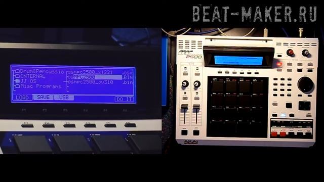 Установка ОСИ (JJ OS 3.10/ JJ OS XL) на Akai MPC 2500/25000SE смотреть онлайн