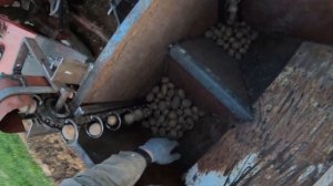 Испытываем и сажаем картофель, самодельной двухрядной картофелесажалкой для минитрактора.