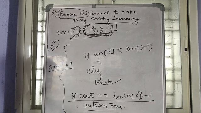 Remove One Element to Make the Array Strictly Increasing | Easy Python Solution | TCS | Wipro смотреть онлайн