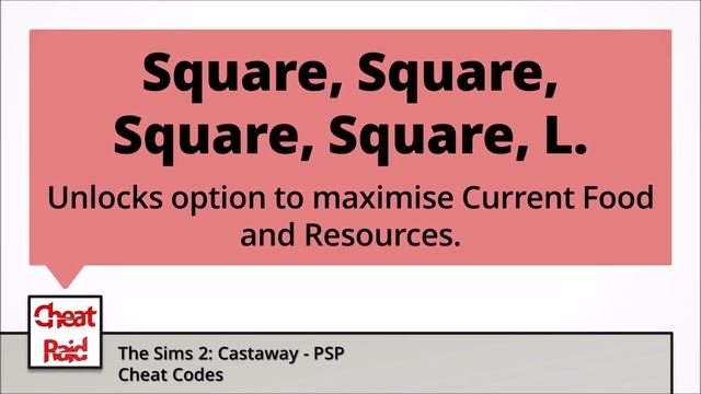 The Sims 2: Castaway Cheat Codes | PSP смотреть онлайн