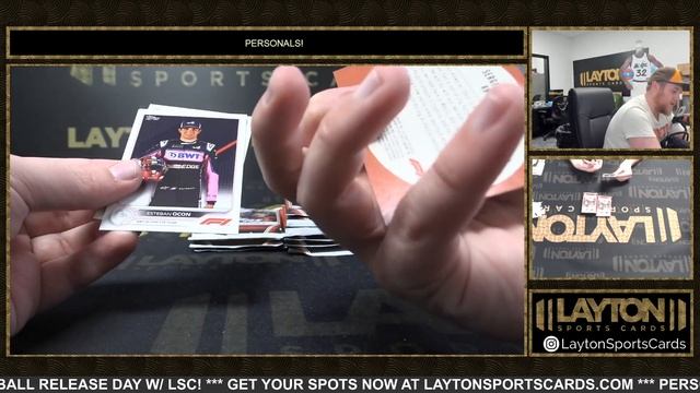 2022 Topps Formula 1 racing 1 Box Break for Jeff W смотреть онлайн