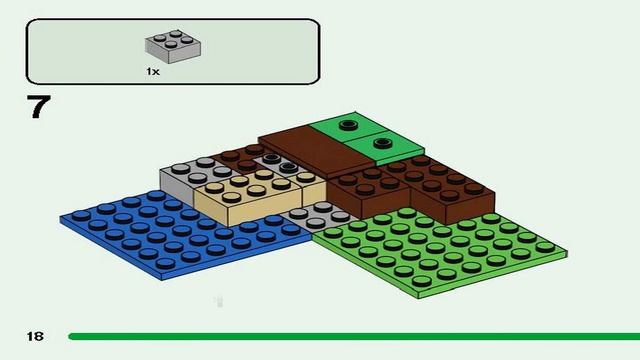 LEGO Instructions | Minecraft | 21177 | The Creeper Ambush смотреть онлайн