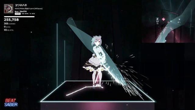 【BeatSaber】MAISONdes - ヨワネハキ feat. 和ぬか,asmi【低スペックPCとOculus Quest 2だけでトラッキング】 смотреть онлайн