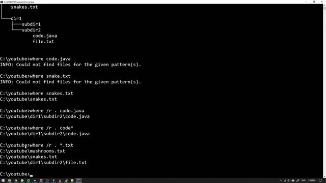 HOW TO FIND PATHS TO FILES AND PROGRAMS (WHERE) IN CMD смотреть онлайн