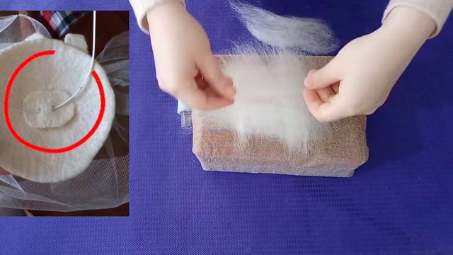 VUALET ŞAPKA (NİKAH ŞAPKASI) YAPIMI | Islak Keçe Yöntemi ile Vualet Şapka Nasıl Yapılır? смотреть онлайн
