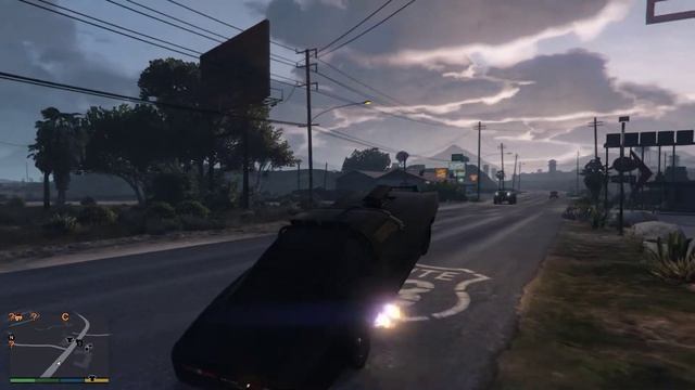 Где найти чёрную машину, которая встаёт на задние колёса в GTA 5 смотреть онлайн