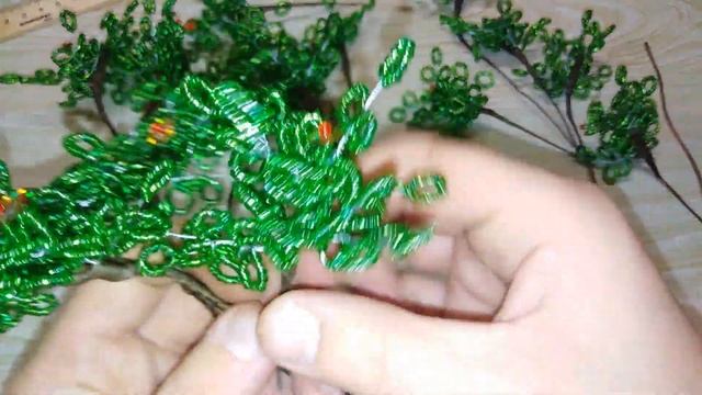 ЦВЕТУЩЕЕ ДЕРЕВО С БИСЕРА // WOOD BEAD А4 смотреть онлайн