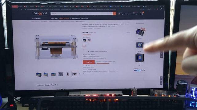 MLX90640 Portable 32*24 -40C~300C Infrared Thermal Imager from #Banggood review by #Hayri смотреть онлайн