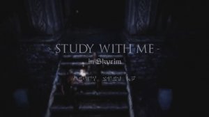 Study with Me in Skyrim _ Stormy Night in Dragonsreach