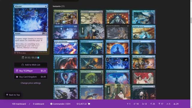 Tasigur Golden Control CEDH Deck Tech смотреть онлайн