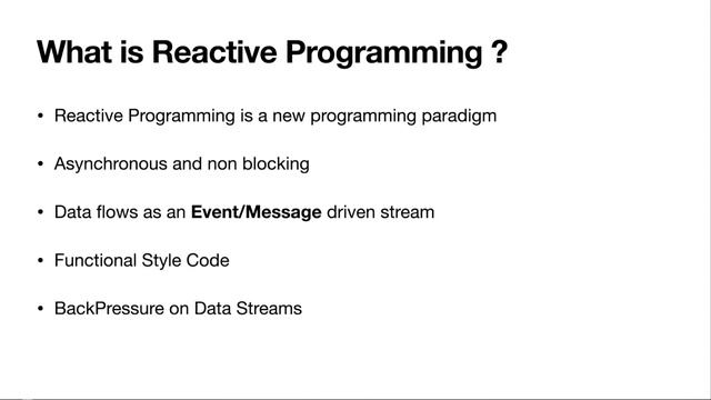 Lecture 2 : What is Reactive Programming? [Reactive Programming using Project Reactor] смотреть онлайн