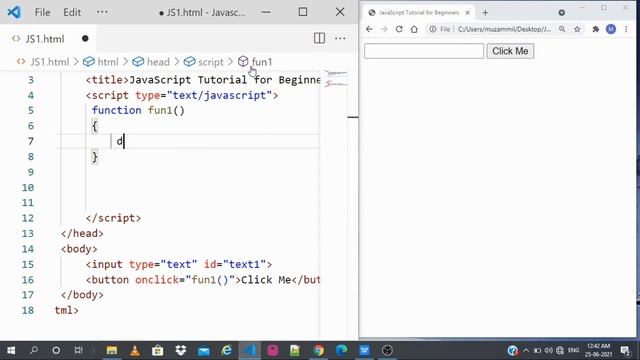 #24 | JavaScript Tutorial for Beginners | in Kannada | Taking Value From User | getElementById( ) смотреть онлайн