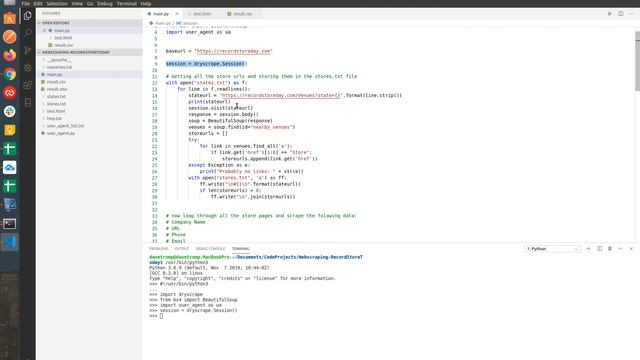 Scraping a website using python part 1 смотреть онлайн
