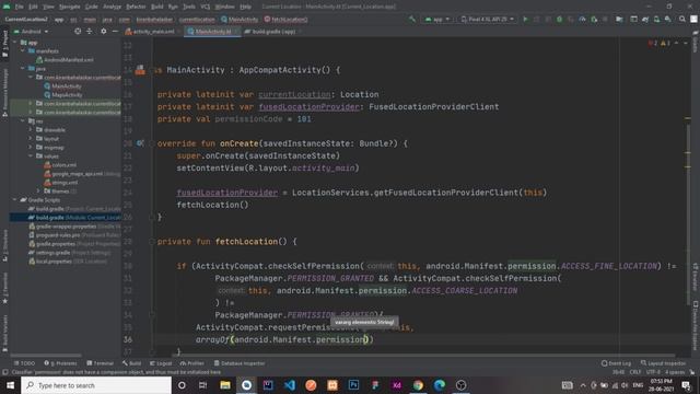Current Location In Android Studio | Kotlin | Android Studio смотреть онлайн
