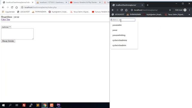 PHP PDO ile Kişiler Arası Basit Bir Mesajlaşma Uygulaması Yapımı | #phpdersleri #pdodersleri смотреть онлайн