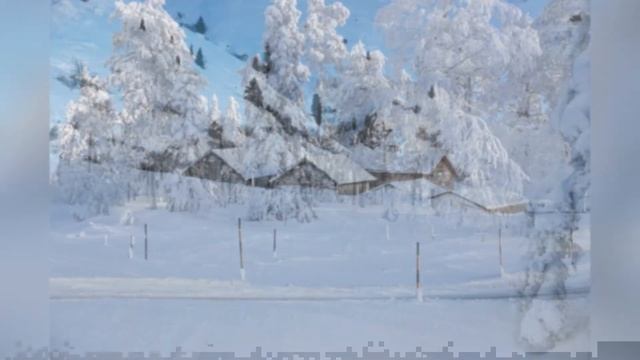 Красивый зимний лес смотреть онлайн