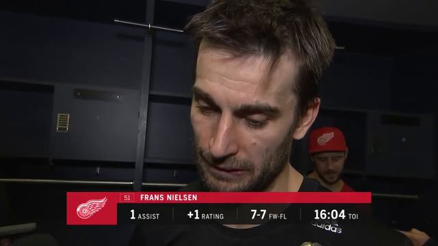 Red Wings LIVE 12.19.17: Frans Nielsen смотреть онлайн