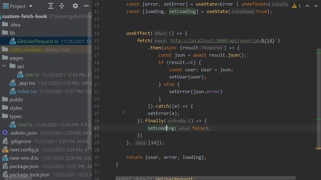React Custom Fetch Hook смотреть онлайн
