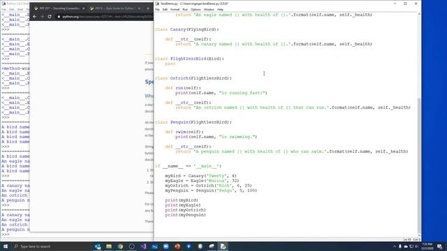DocStrings and PEPs смотреть онлайн