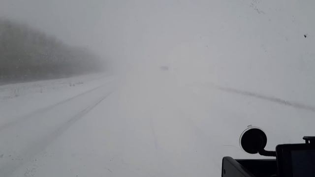 Бийск весь в снегу. трасса Алтай-Кузбасс. смотреть онлайн