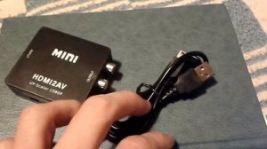 Адаптер (конвертер) из HDMI в RCA (тюльпан)