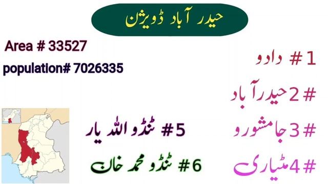 All About Sindh Province |Sindh Map| Sindh Ka Kul Raqba \Division And District Of Sindh Province