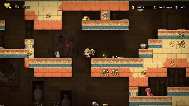 Spelunky 2 Low% Jungle/Temple 4:28.683 [Former World Record] смотреть онлайн