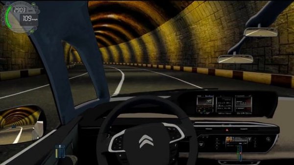 City Car Driving - 2013 Citroen C4 Picasso - Normal Driving [Steering Wheel]