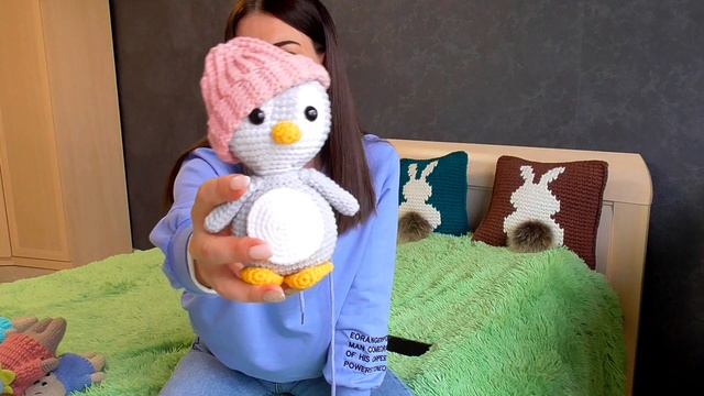 Мои готовые работы/Что я связала за последний месяц/Мишки/Пингвины/Вязание крючком смотреть онлайн