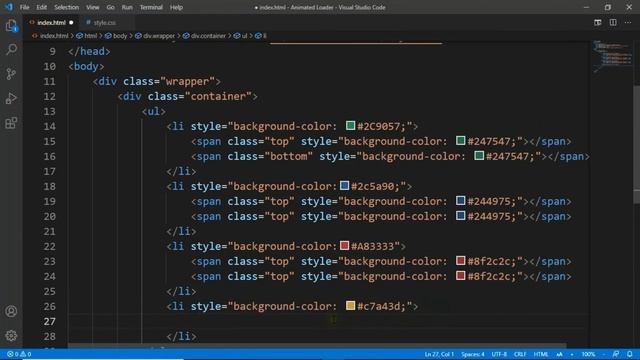 Animated Loader For Website Using HTML CSS & JS | Web Tech смотреть онлайн