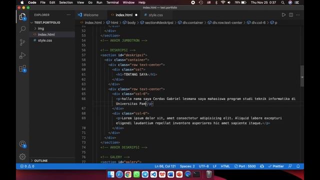 #ngoding (PART 2) MEMBUAT RESPONSIVE BREAKPOINT PADA WEBSITE (Bootstrap v4.1) смотреть онлайн