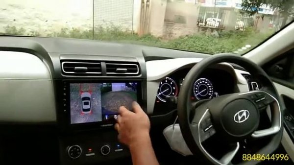 Hyundai creta 360 camera installation review..