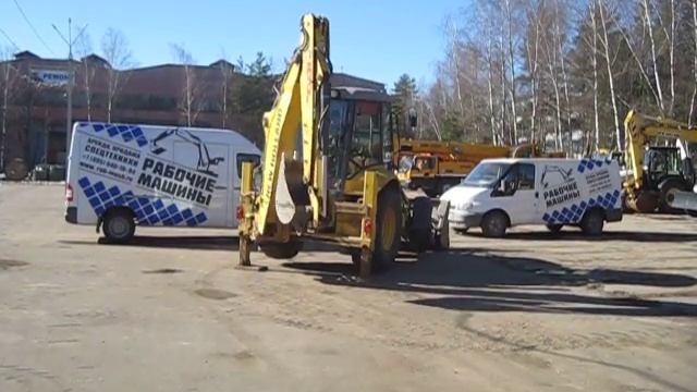 Продается экскаватор-погрузчик NEW HOLLAND B100 смотреть онлайн