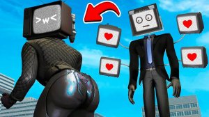 ПРЕВРАТИЛСЯ В ОГРОМНУЮ ТВ ВУМЕН НА 24 ЧАСА в Garry`s Mod! СКИБИДИ ТУАЛЕТ и ТВ МЕН В ГТА 5