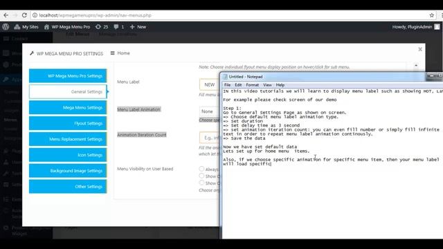 WP Mega Menu Pro - Best Mega Menu Plugin for WordPress | Menu Label with Animation смотреть онлайн