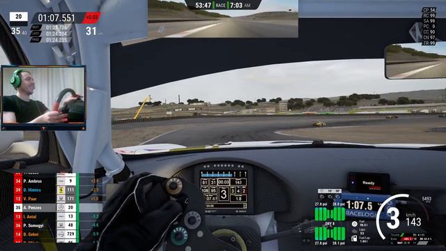 ACC Hungary 2021 Season Round 1: Laguna Seca 100 min Race (Pro Server) смотреть онлайн