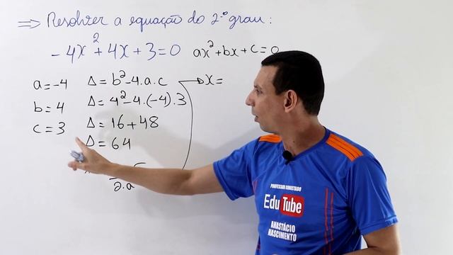 Como resolver a EQUAÇÃO DO 2º GRAU completa - 4x² + 4x + 3 = 0. смотреть онлайн