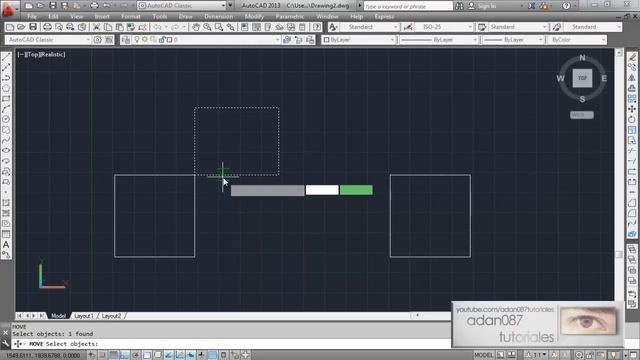 Autocad mover un objeto de un punto a otro смотреть онлайн