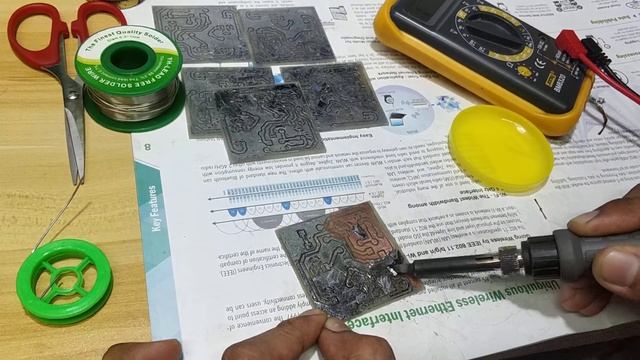 DIY PCB Tinning With Lead And Soldering Paste