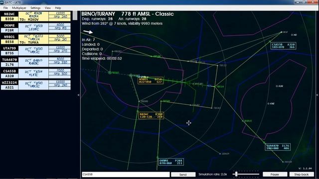 Aerosoft Global Air Traffic Control - LKTB session смотреть онлайн